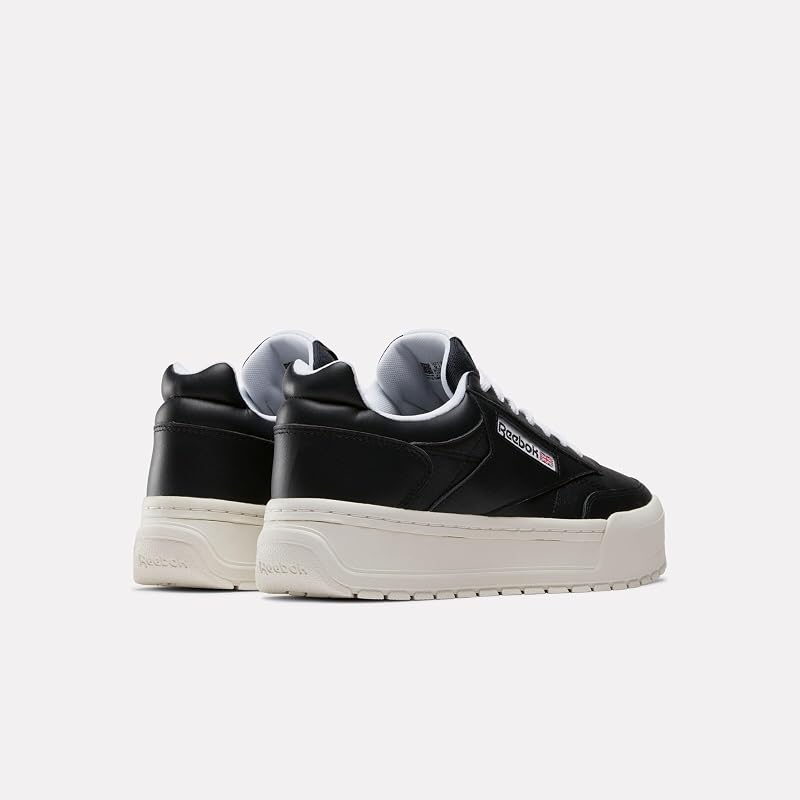 Unisex's Club C Megacourt Tennis Shoes, Black Chalk White, 44.5 EU — photo 2 sur 5