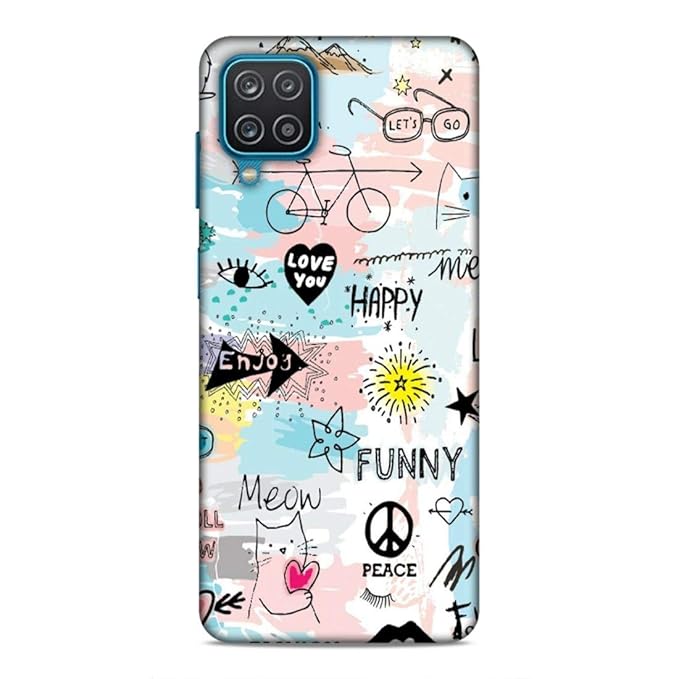 LaidBack Samsung Galaxy A12 Back Cover Case Designer Amazon.in