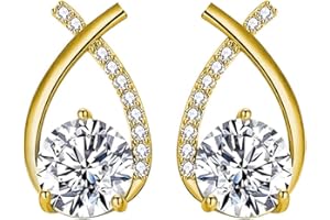 DIOWUS Lucpee Lymphatic Earrings, Slimaoo Flysmus Halolux Lymphvity Germanium Earrings Lymph Flow Drainage Detox Magnetogen Earrings Acupuncture Therapy Slimming Sparkly Zircon Jewelry Gift