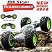 4WD Remote Control Stunt Toy Car for Kids - Cool Off Road RC Rock Crawler with 2-Sided Driving - Birthday for Boys and Girls