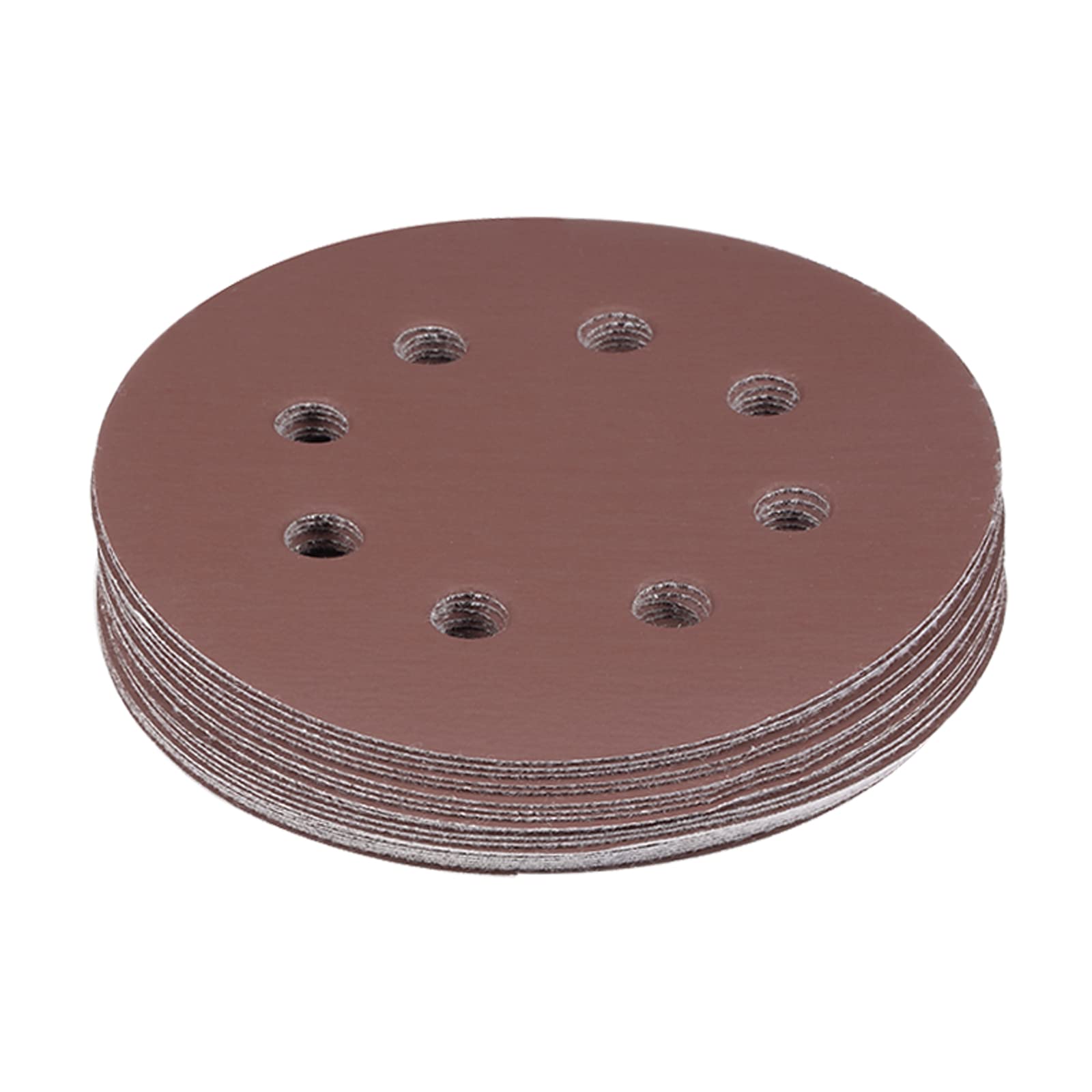 Kozelo 20 Pcs Sanding Discs Hook and Loop Backing - [5 Inch x 1500 Grits] Aluminum Oxide Sandpapers for Orbital Sander Round Sanding Papers, 8 Holes — image 1