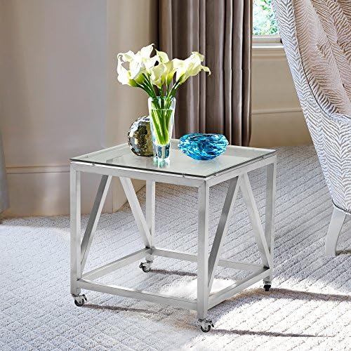 Enessa LCENLAGLBS Contemporary End Table