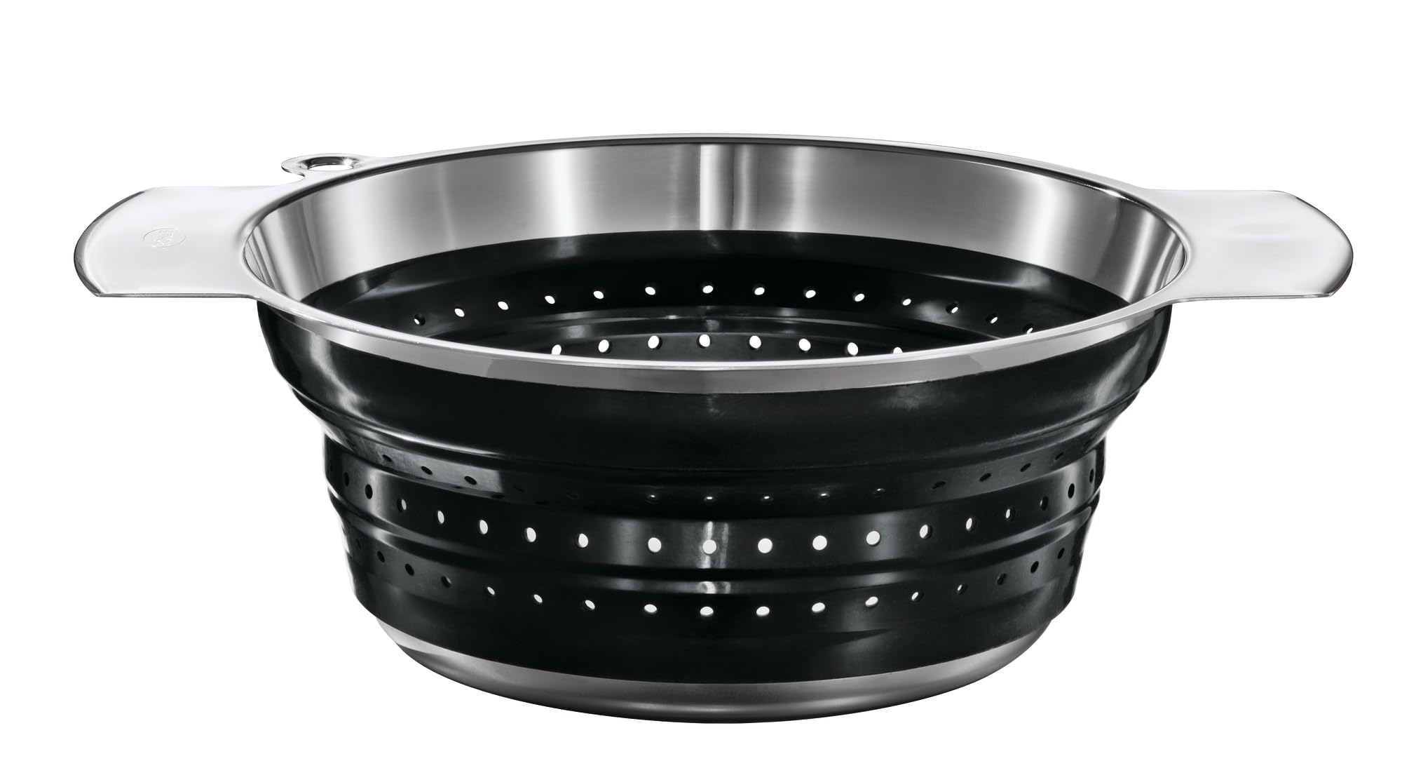 Rosle 24 cm Foldable Colander, Black