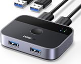 UGREEN USB 3.0 Switch 2 In 2 Out 2 Computers Share Keyboard Mouse Printer view 8