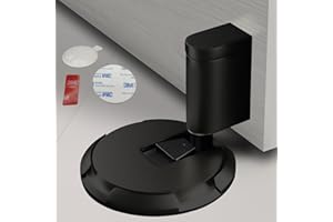 HOOFUS Mechanical Door Stopper,Adjustable Door Holder,with 2 Heightening Pads Can Support Door Gaps up to 1.2 Inches in Height,Windproof Door Stop,Screws
