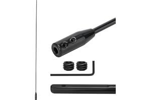 YY-LC Flexible Drill Bit Extension,35 in.Long Flex Drill Bit Holder Extension,Compatible with 1/4" Hex and 3-Flat Shank with Hex Key and Spare Screws