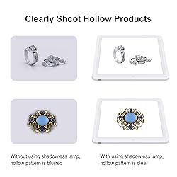 PULUZ Photo Studio LED Shadowless Light Panel 8" X