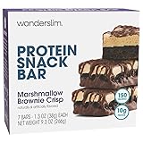 WonderSlim Protein Snack Bar, Marshmallow Brownie