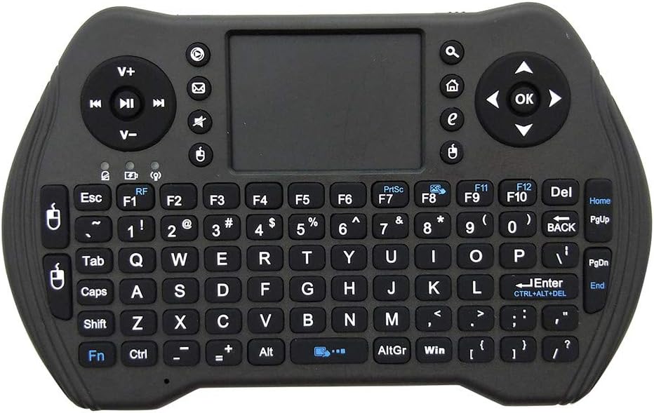 MT10 2.4GHz Mini Wireless Keyboard Touchpad LED Color Amazon.co.uk