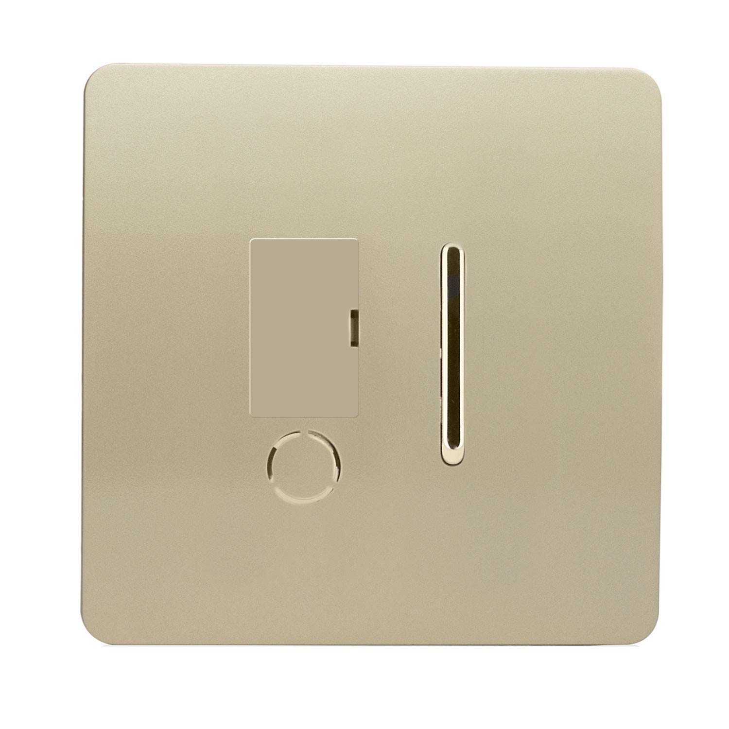 Trendi Switch ART-FSGO Trendi Artistic Modern Glossy Tactile Fused Spur Switch - Gold Champagne