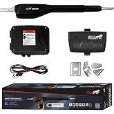 Mighty Mule MM371W Automatic Gate Opener, Smart and Solar Ready, Includes Gate Opener Remote and More-Up to 16ft Long or 550lb, Black, 1 Gate Opener Kit
