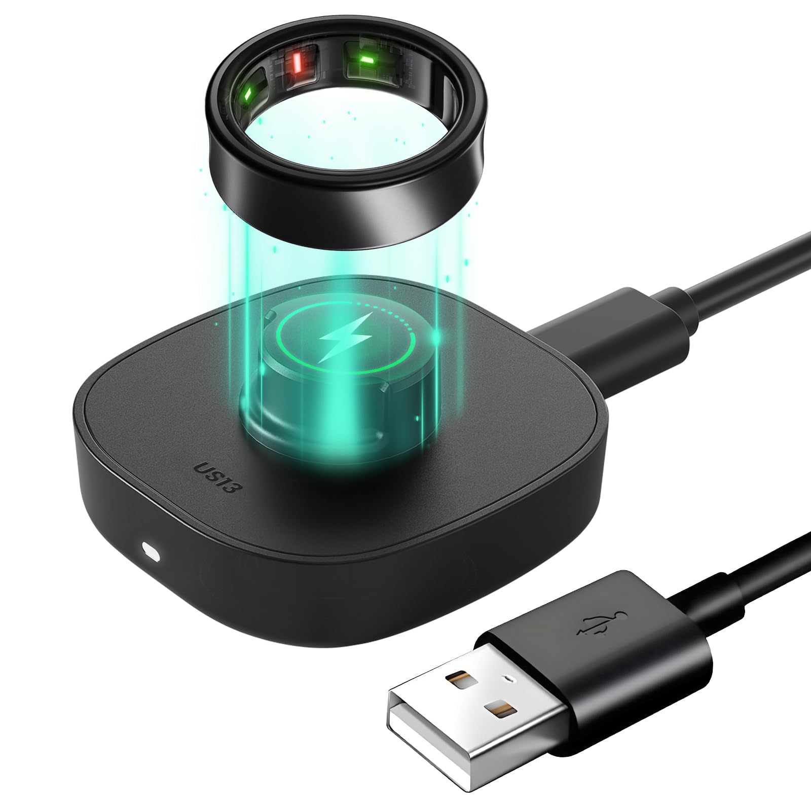 Photo 1 of sylacor Compatible with Oura Ring Gen 3 Charger, Fast Charging Dock with USB-C Cable for Ring Gen 3 Horizon/Heritage (Size 13)