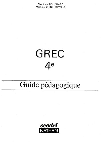 Download Grec, guide pédagogique, 4e PDF