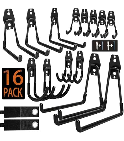 ZexHok Steel Garage Storage Hooks Wall Tool Organizer, 12.4 Inch ZexHok Steel Garage Storage Hooks Wall Tool Organizer, 12.4 Inch