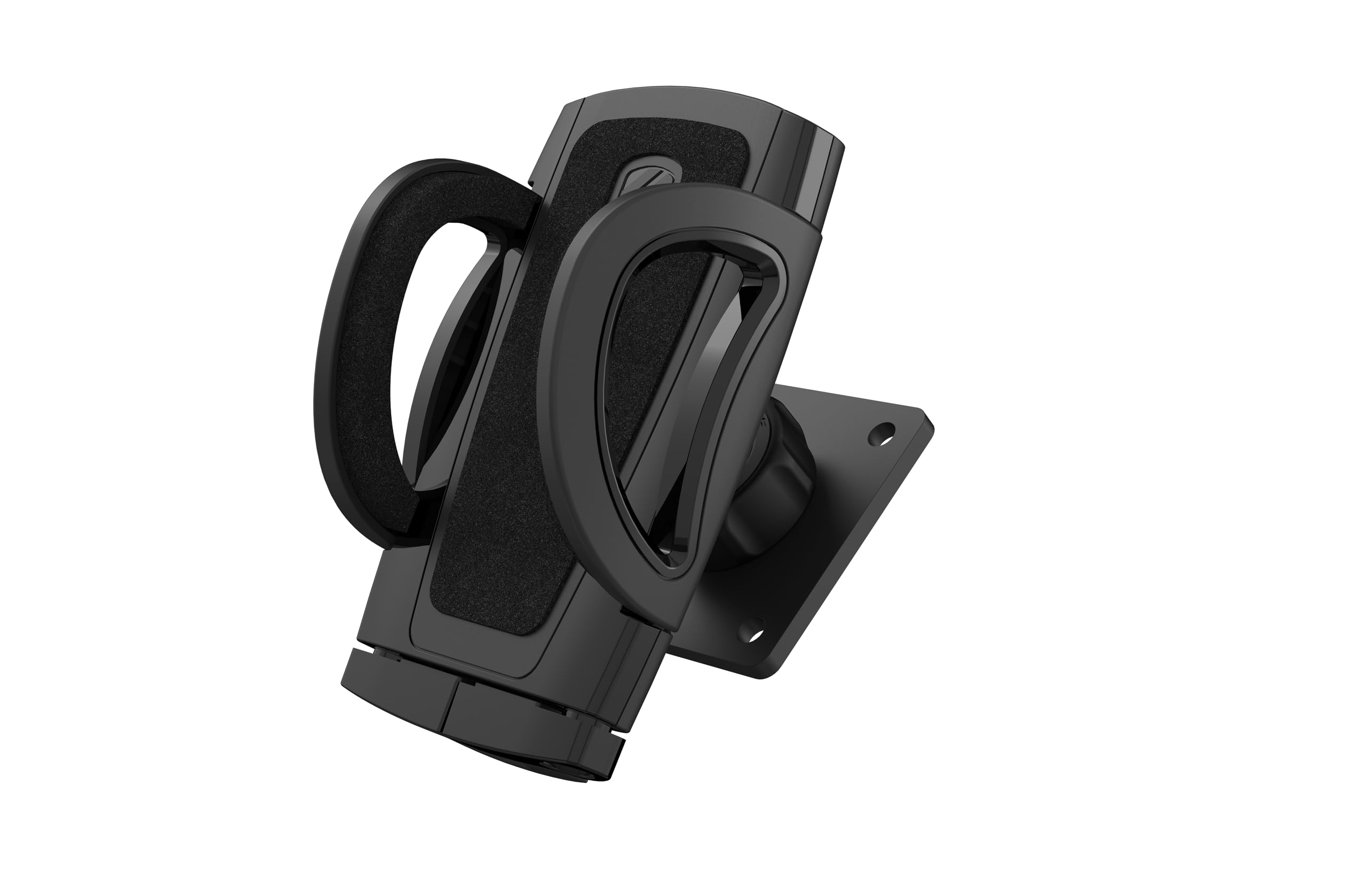 Scosche Non-Magnetic Universal Car Cell Phone Holder with AMPS Mounting Plate for ProClip Vehicle Specific Mount Bases, Mobile Stand Compatible with iPhone, Samsung, Android