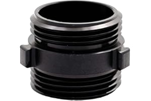 Fast Fire Parts - Adapter, Aluminum, 1.5" Male NH/NST, 1.5" Male NPSH, Rocker, Black anodized, Fast