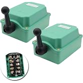 Paddsun Hight Quality 60A Drum Switch Forward/Off/Reverse Motor Control RainProof Reversing