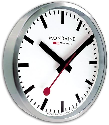 Amazon.com: Mondaine A990.Clock.16SBB Swiss Railways Wall Clock