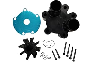 DEF 807151A14 18-3150 Water Pump Housing and Impeller Repair Kit for Sierra 183150 for Quicksilver 807151A14 Marine 46807151A14 for Mercury 46807151A7 for GLM 12088 for Mercruiser for Alpha for Bravo