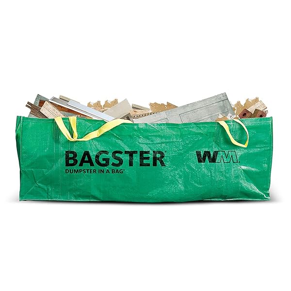 BAGSTER 3CUYD DUMPSTER IN A BAG HOLDS UP...