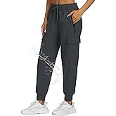 Buauty Womens Hiking Pants Pocketed Cargo Joggers Lightweight Quick Dry Waterproof Pants Elastic Waist Casual Travel Leggings