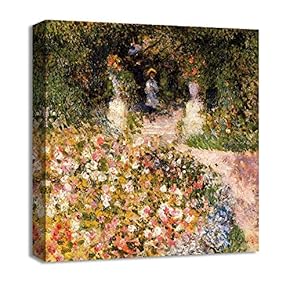 signwin Canvas Wall Art Women in a Garden...
