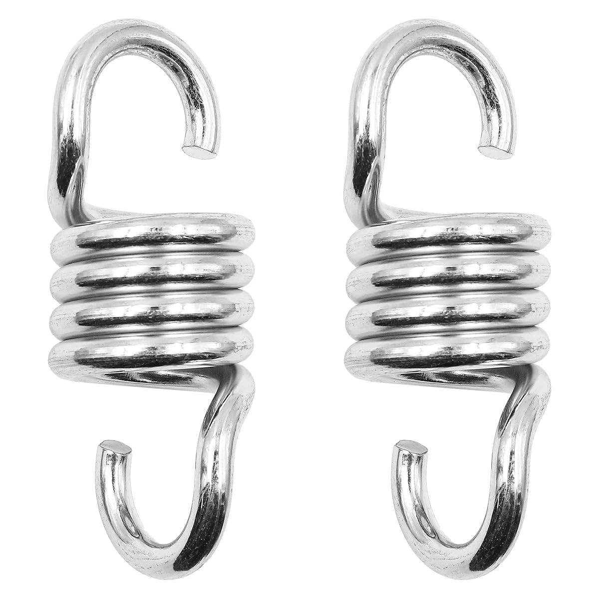 ZONADAH Pack of 2 Hammock Springs, 8mm, Hardened Galvanized Steel Extension Spring for Hanging Hammock Chairs and Porch Swings (Load Capacity 650kg/1433lb)