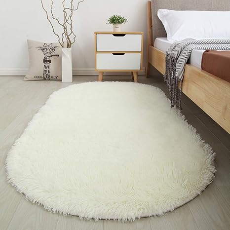 Amazon Com Asjhk Cute Oval Carpet Bedroom Home Bedside Bed