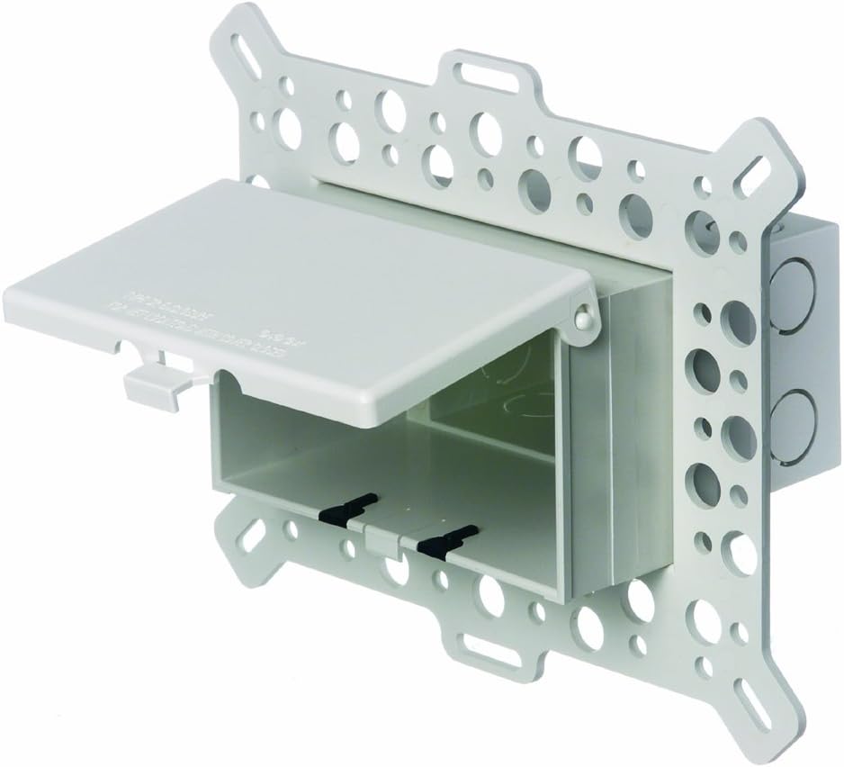 Arlington DBHM1W1 Electrical Box with Weatherproof Cover for Textured