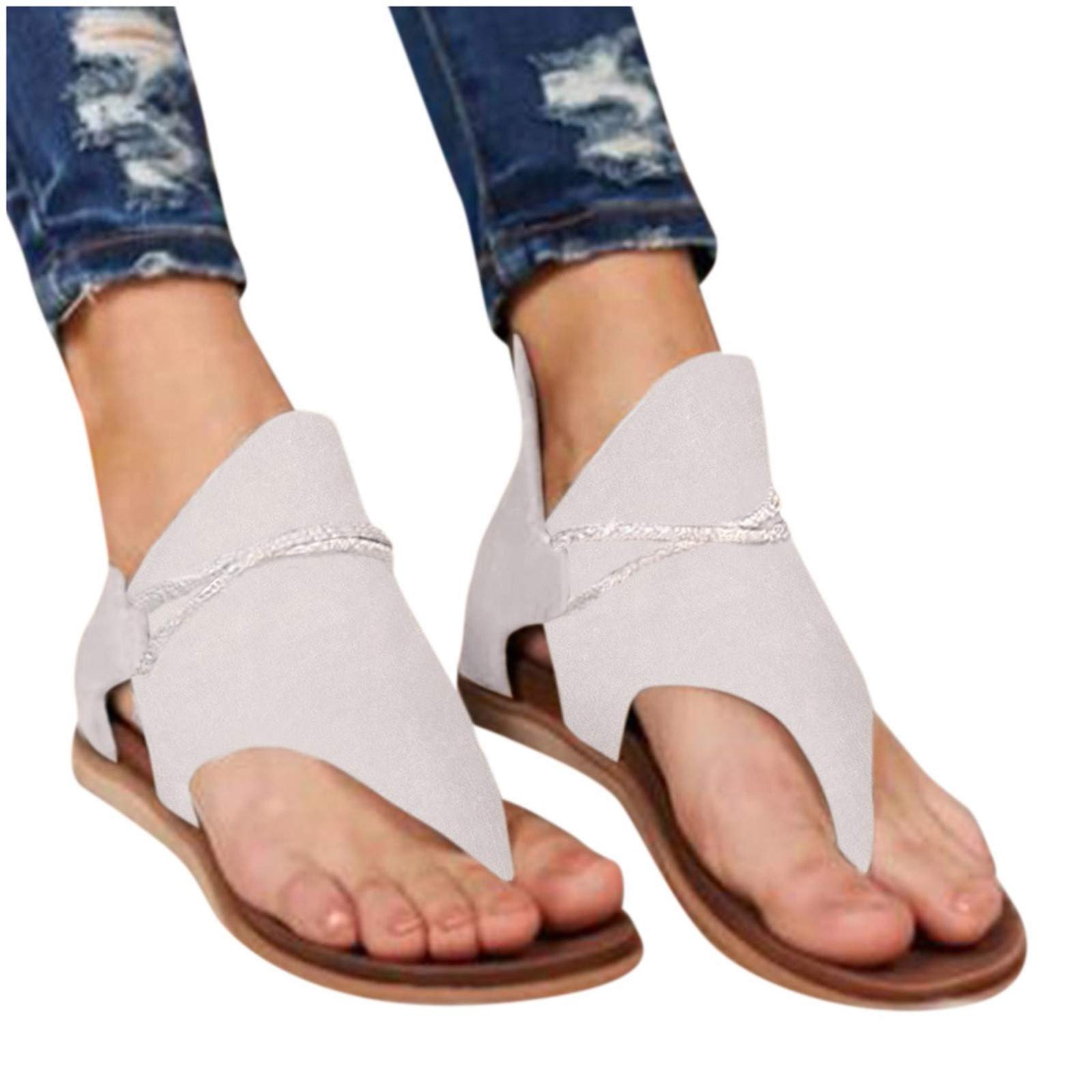 Thong Sandals for Women Beach,2020 New Womens