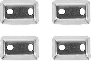 Cabilock 4pcs Stainless Steel Towel Bar Mounting Washers for Bathroom Accessories with Easy Installation