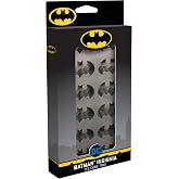 ICUP DC Comicc' Batman Molded Rubber Ice Cube Tray, Grey 8.5 x 4.5 x .9
