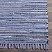 SAFAVIEH Rag Rug Collection Accent Rug - 3' x 5', Purple & Multi, Handmade Boho Stripe Cotton, Ideal for High Traffic Areas in Entryway, Living Room, Bedroom (RAR121D)