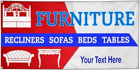 Amazon Com Custom Industrial Vinyl Banner Furniture Recliners