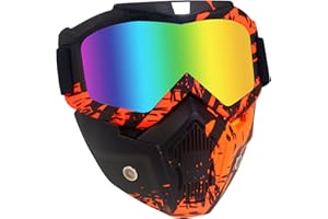 EKIND Tactical Mask with Removable Face Mask Compatible for Nerf Elite Toy Gun Game Rival Ball