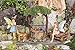 Joykick Fairy Garden Wishing Well Kit - Miniature Hand Painted Figurine Statues with Accessories - Set of 5pcs for Your House or Lawn Decor