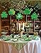 jollylife 70PCS St. Patrick’s Day Decorations Party Set - Saint Patty Shamrock Banners Garlands Clover Hanging Swirls Photo Booth Props Balloons Supplies