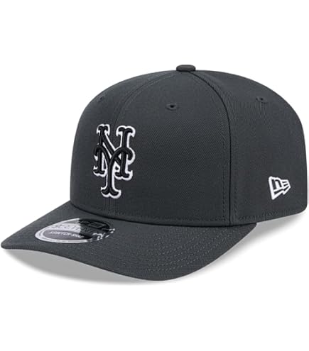 Amazon.com : New Era New York Mets MLB Basic Snapback Black on
