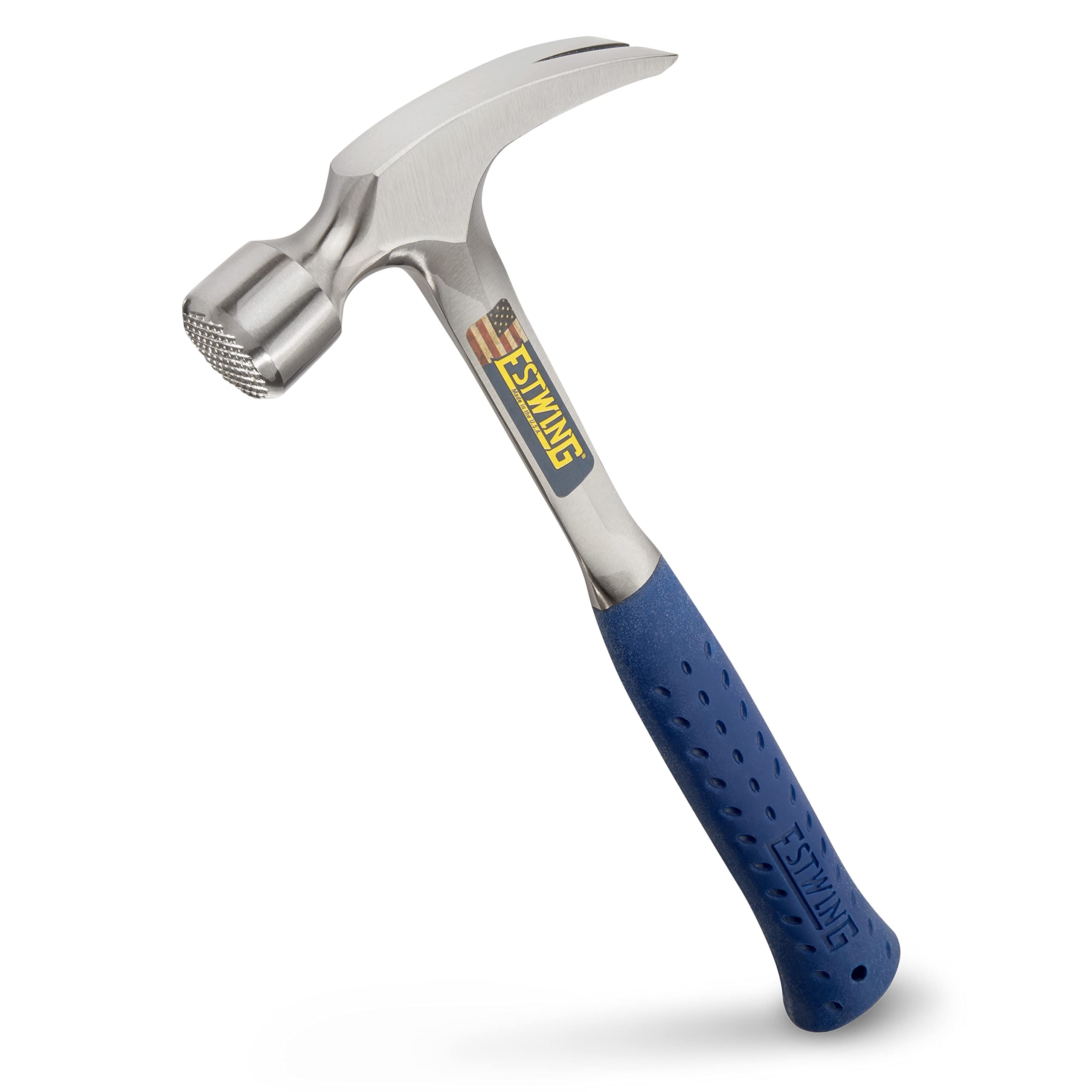 Estwing E3-22SMR 22oz 13.5-inch Milled Face Framing Hammer with Vinyl Shock Reduction Grip