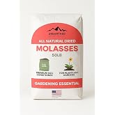 Unearthed Dried Molasses 50 lb Bag - All-Natural Horticultural Molasses for Soil Enrichment, Compost Acceleration, Plant Growth, Livestock Feed &amp; Gardening &ndash; Microbial Booster