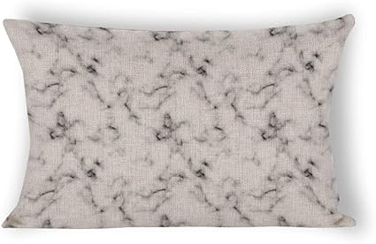 Tamengi - Fundas de almohada rectangulares con patrón de mármol para