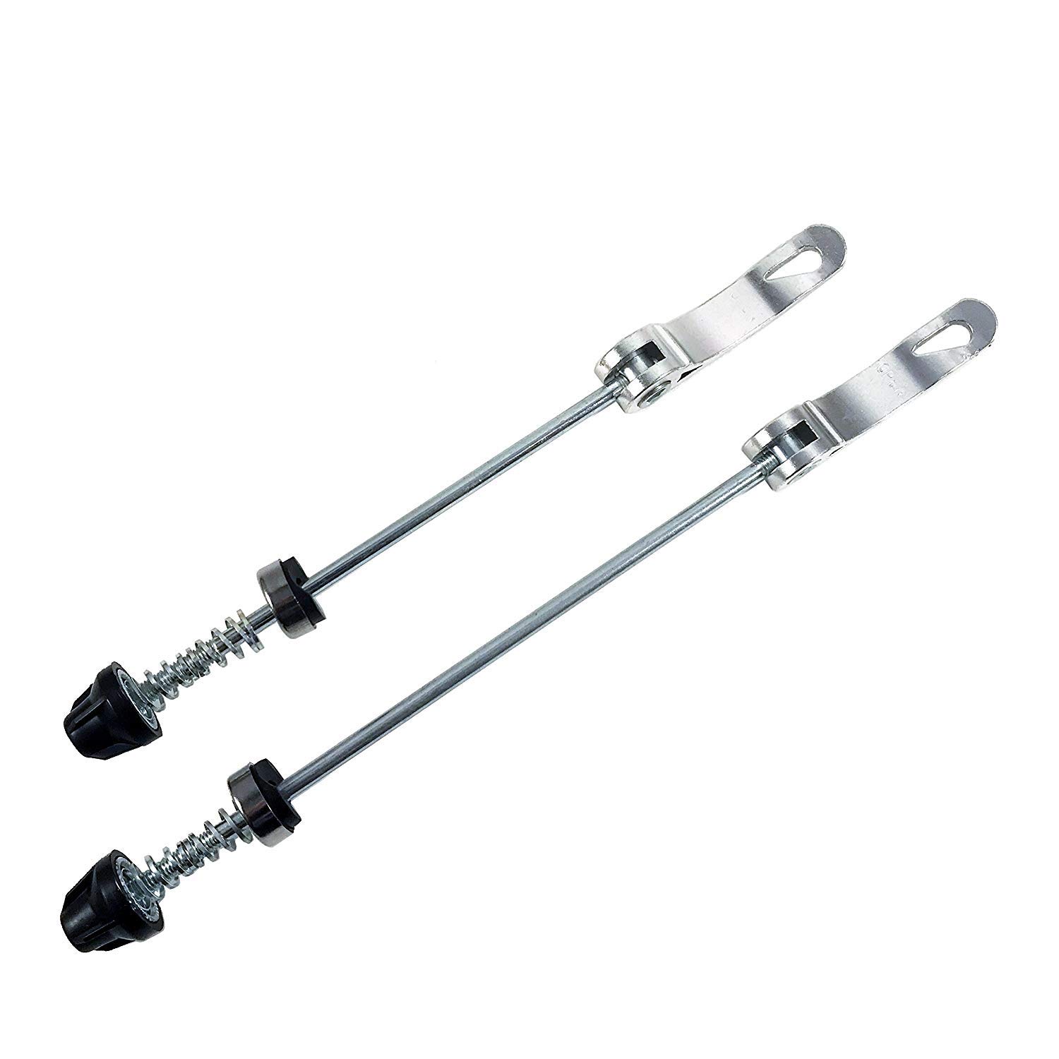 CarbonEnmy Bicycle Quick Release Bicycle Quick Release, Front and Rear Quick Release, MTB Quick Release Road Bike Mountain Bike (Silver)