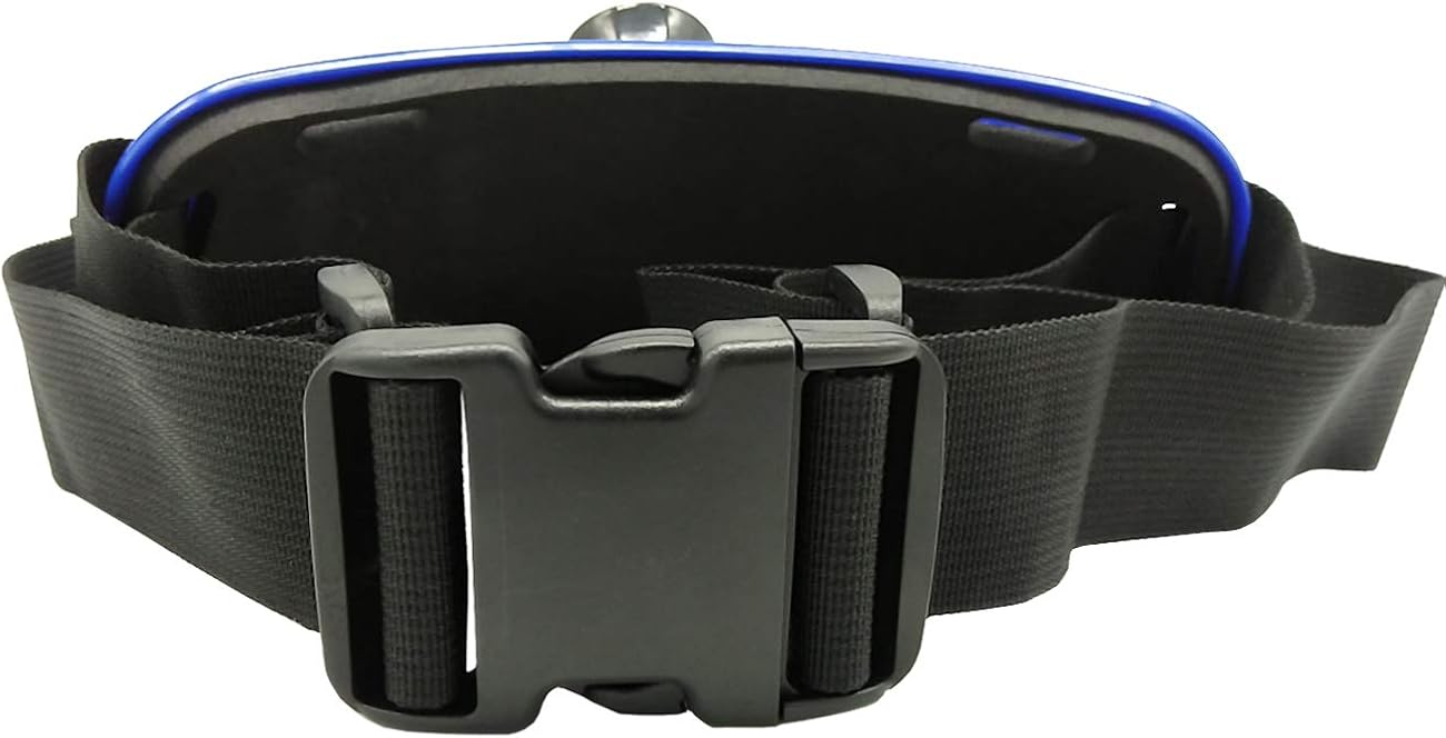 TIHOOD Fighting Rod Pole Holder Adjustable Waist Gimbal Belt Padded Fishing Waist Belt Professional Fishermen Gimbal Pad (Blue): Clothing