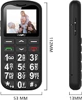 ukuu Big Button Mobile Phone for Elderly SIM Free Unlocked SOS 800mAh view 7