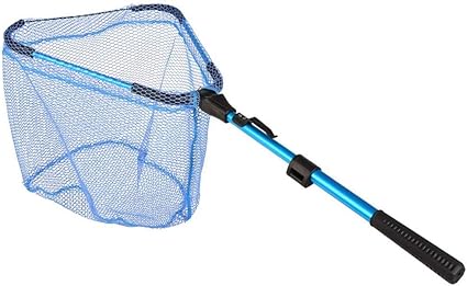 Amazon Co Jp 釣りタモ 折りたたみ ポール付き 二段伸縮可能 ワンタッチネット タモ網 玉網 釣り具 磯釣り 渓流 淡水 海水適用 超軽量 持ち運び便利 ホーム キッチン