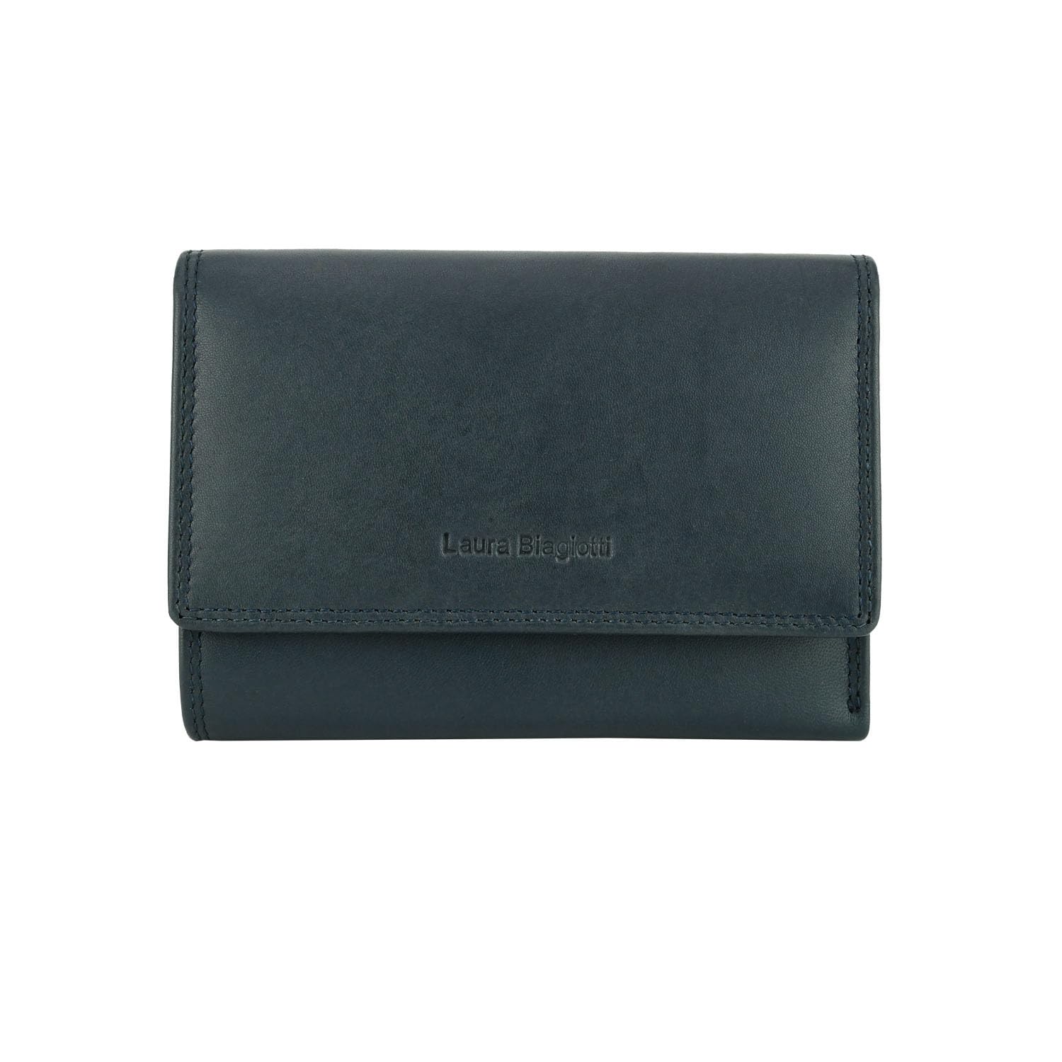 Laura Biagiotti Women's Genuine Leather Wallet, Spacious with Gift Box