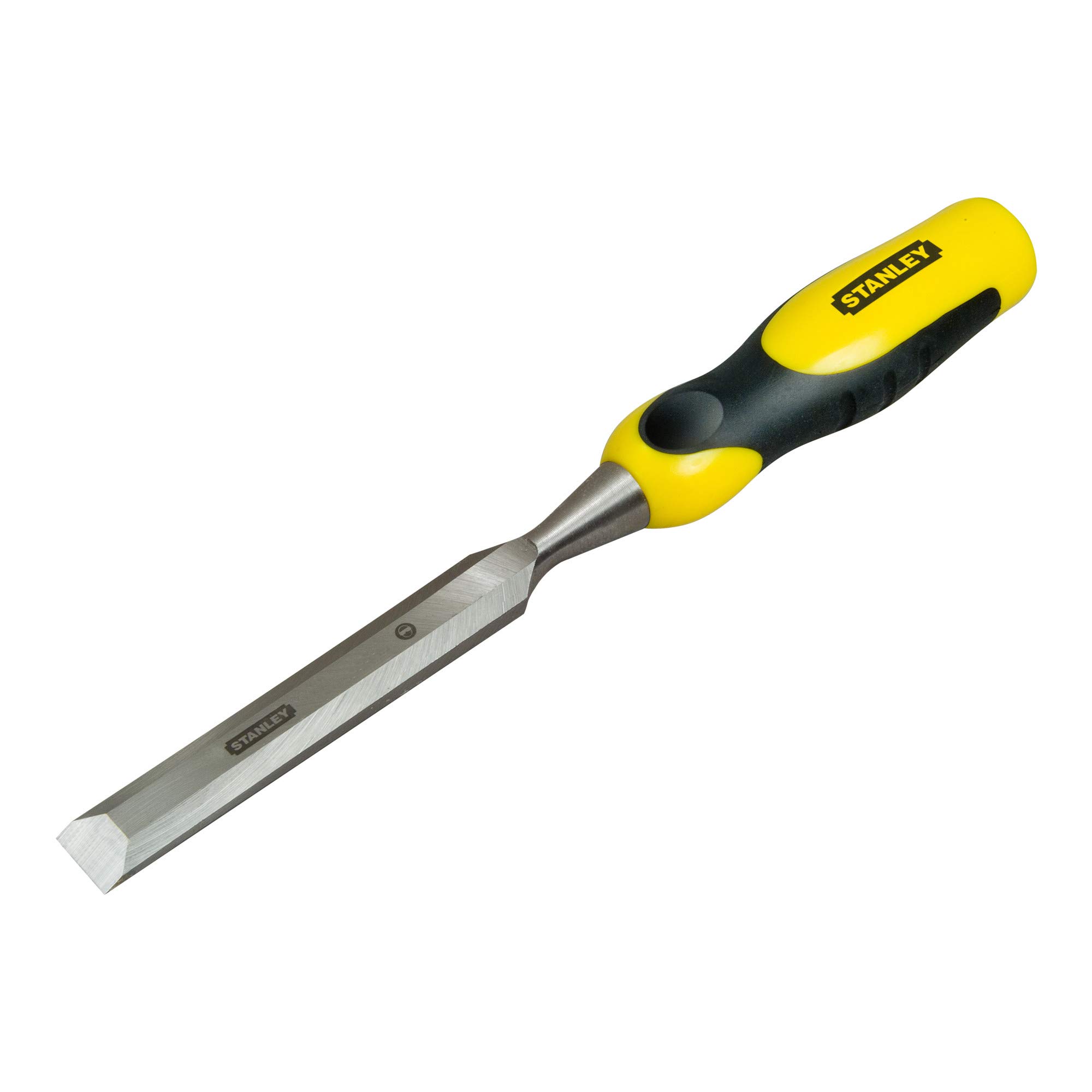 STANLEY 16mm Dynagrip Chisel with Bevel Edge and Strike Cap, 0-16-876