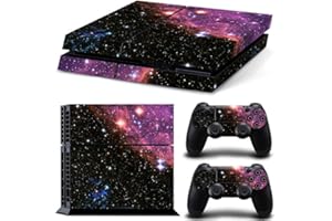Gam3Gear Galaxy Protective Skin Decal Vinyl Sticker for PS4 Console & Controller (NOT for PS4 Slim or PS4 Pro)