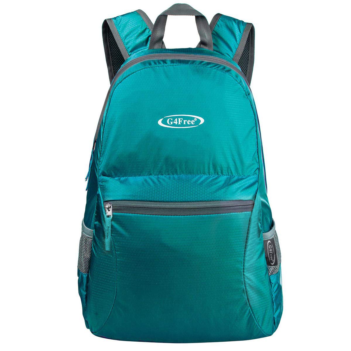 G4Free 20L Foldable Backpack Lightweight, Small Waterproof Backpacks Rucksack for Women Men, Nylon Daypack for Walking Hiking Travelling, Turquoise