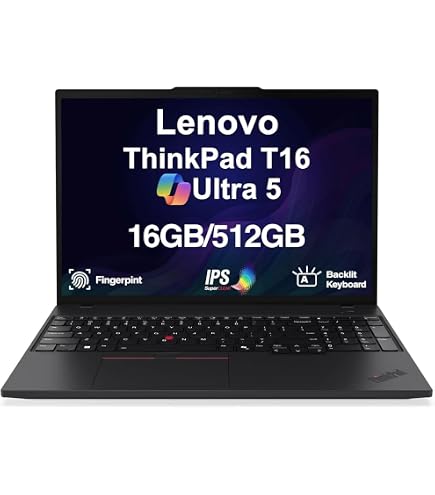 Amazon.com: Lenovo ThinkPad T16 Gen 3 21MN0070US 16